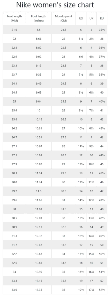 نایکی زنانه